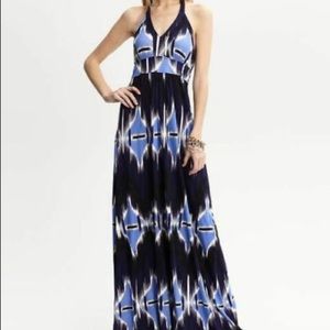 Banana Republic halter tie dye dress